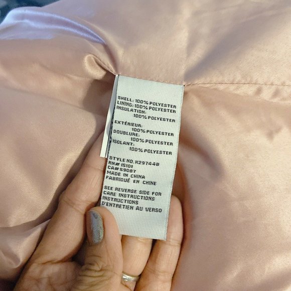 Kate Spade Quilted Snap Button Jacket Coat Red XS - Picture 6 of 12